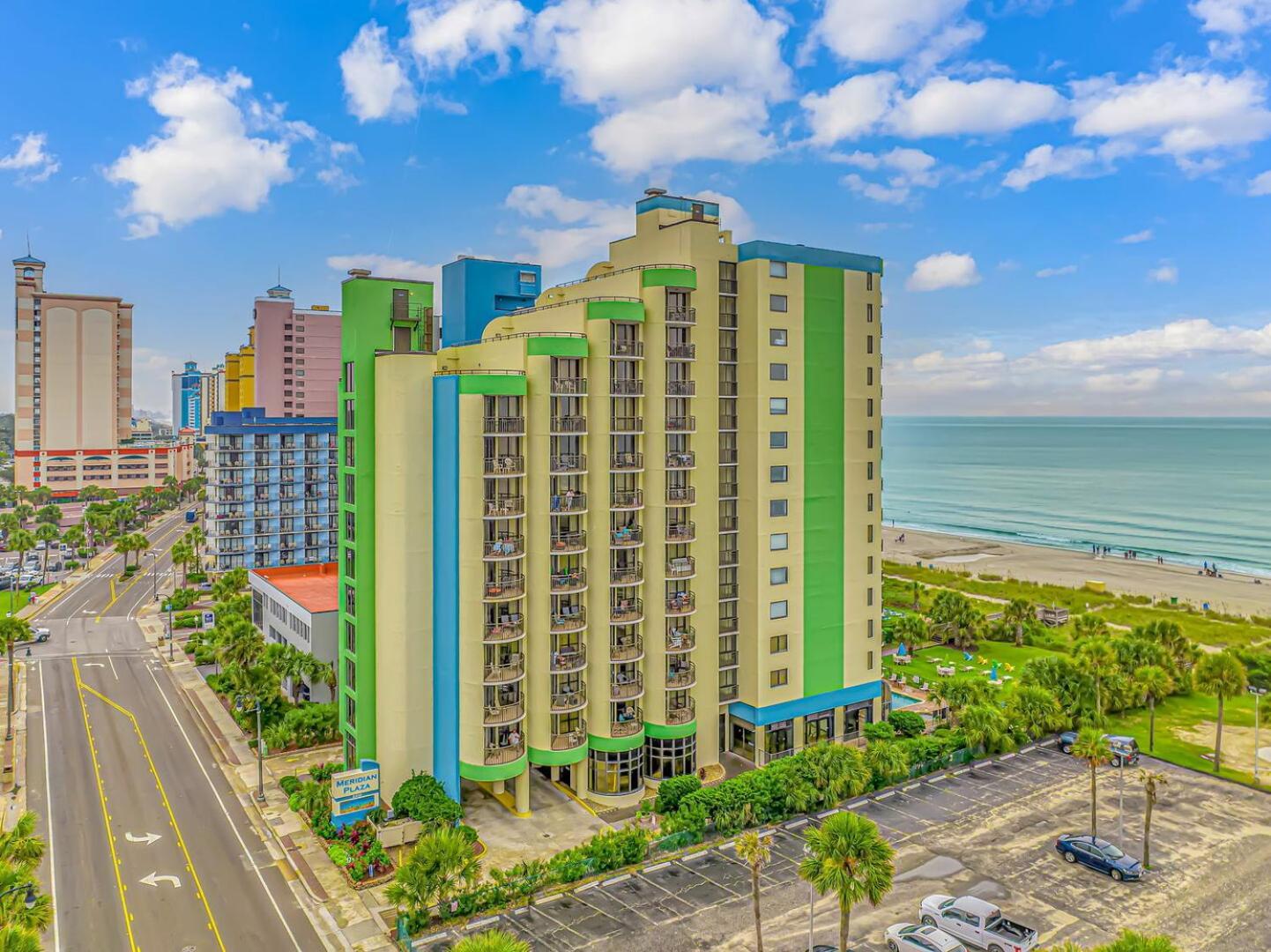 Ocean View Double Suite! Sleeps 4 Meridian Plaza 705 Миртл-Бич Экстерьер фото