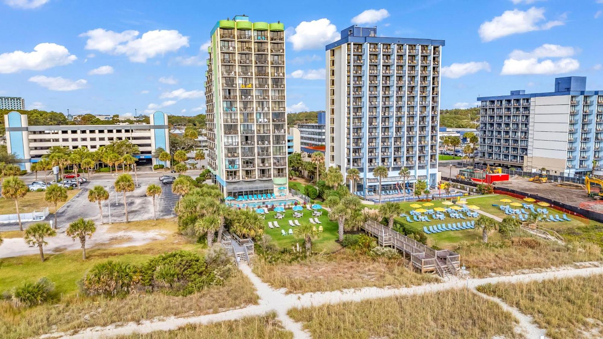 Ocean View Double Suite! Sleeps 4 Meridian Plaza 705 Миртл-Бич Экстерьер фото